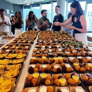 Ejemplo catering, degustación de Recetas mini